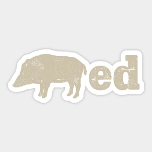 Boar(ed) Sticker